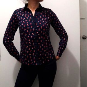New York & Company Nail Polish Button Down